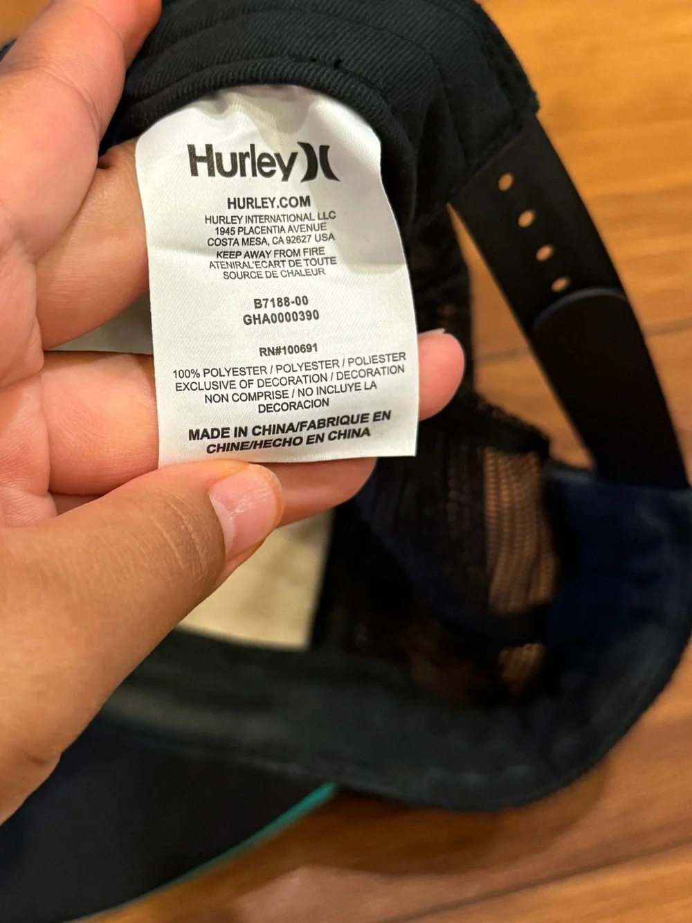 Hurley classic trucker